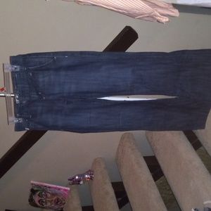 !It Jeans brand Denim Wide Leg Dark Blue Jeans